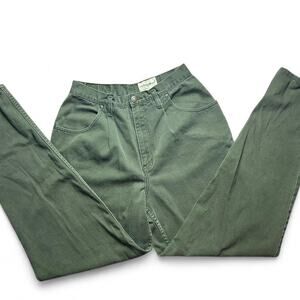 Eddie bauer green denim jeans